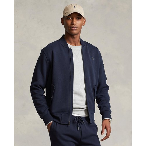 Sweat bomber avec zip pony player brode Polo Ralph Lauren bleu marine La Redoute