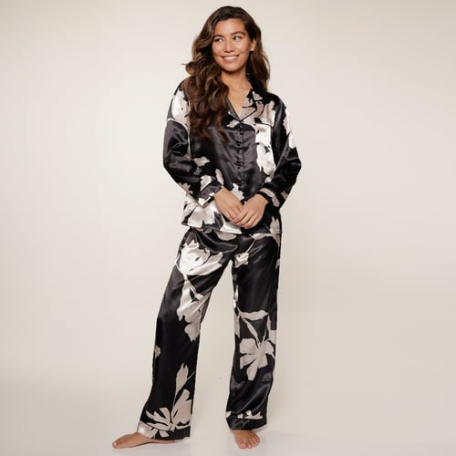 MINTLIMIT Pantalon Pyjama Femme Long Imprimé Floral - Ultra Confort Avec Poches Et Cordon, Détente Assurée