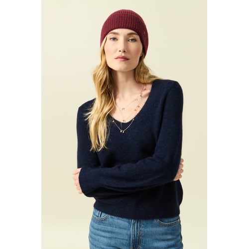 Pull Col Roulé Bonobo Femme Taille S – Gris, Acrylique, Occasion Très Bon état