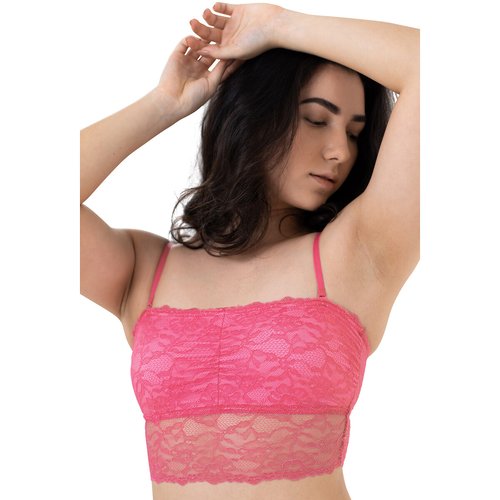 Reggiseno a fascia in pizzo abelia rosa Dorina La Redoute