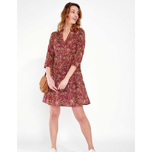 Robe coton volantee imprimee miyama La Fiancee La Redoute