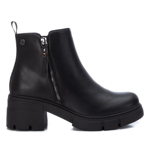 Bottines avec talon de 6 cm noir Refresh La Redoute
