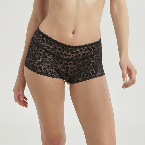 Shorty daisy lace negro Dim La Redoute