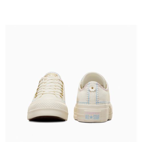 All star lift ox stitch sich canvas trainers white Converse La Redoute