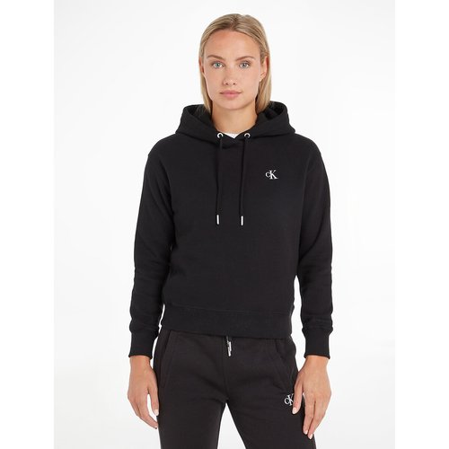 Calvin klein hoodie women's black on sale