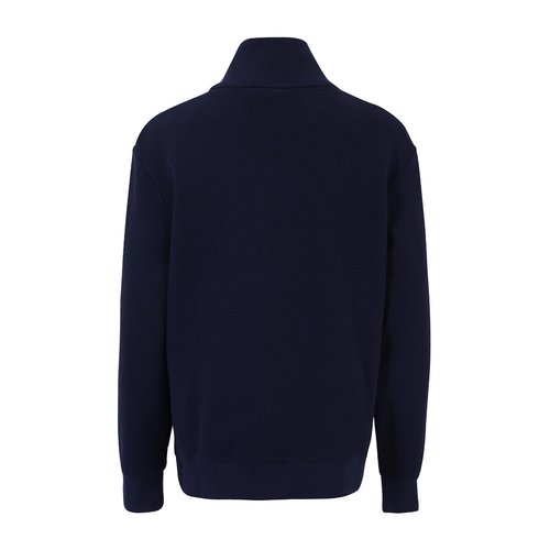 Sweat col zippe Fila bleu marine La Redoute