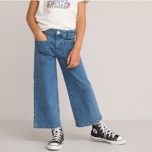 Jean Fille Dondup Créateur Taille 14 - Bleu Décontracté, Coupe Bootcut Relaxed - Occasion Très Bon état