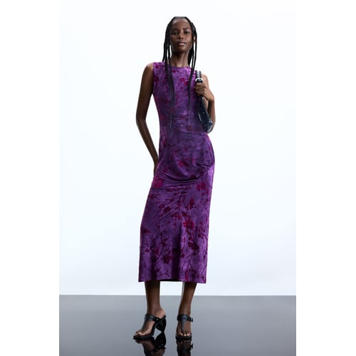 Robe D'été Florale Desigual - Taille 36 / XS - Coton - Style Boho