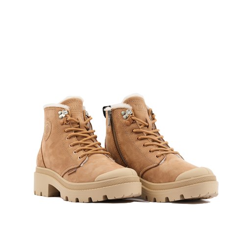 Sneakers alte in pelle pallabase nbk beige Palladium La Redoute