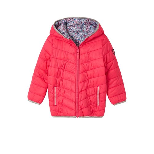 Doudoune legere reversible rose imprime Vertbaudet La Redoute