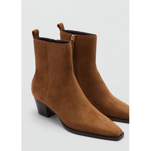 Bottines mango daim outlet
