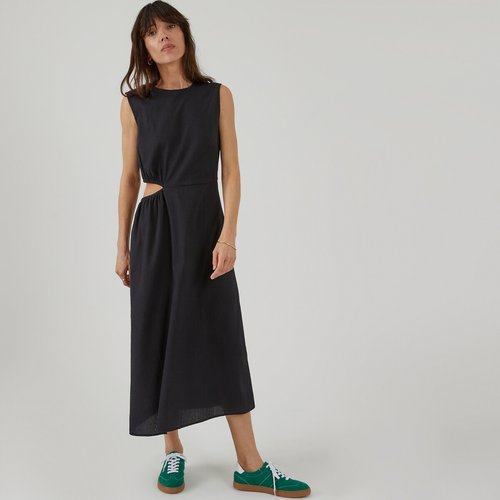 Robe longue sans manches cut out noir La Redoute Collections La Redoute