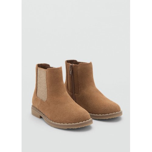 Bottines plates marron moyen Mango Baby La Redoute