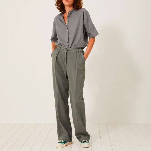 Pantalon cargo en chanvre et coton lisandro ardoise Bensimon La Redoute