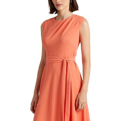Recycled sleeveless dress coral Lauren Ralph Lauren La Redoute