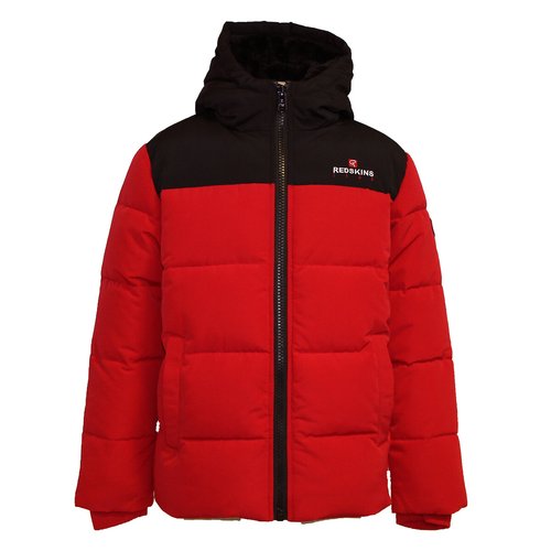 Hooded parka red black Redskins La Redoute
