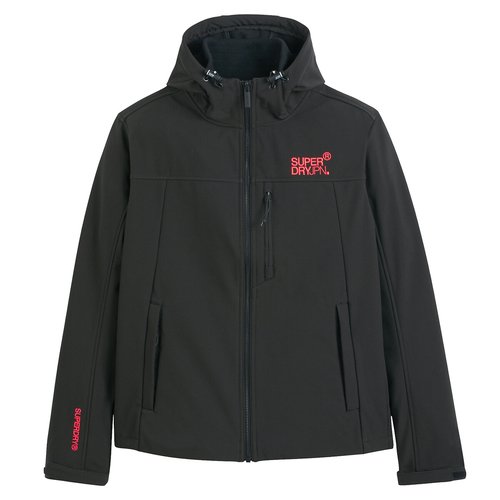 Hooded jacket black Superdry La Redoute
