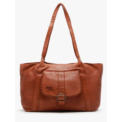 Sac porte epaule utility cuir Basilic Pepper La Redoute