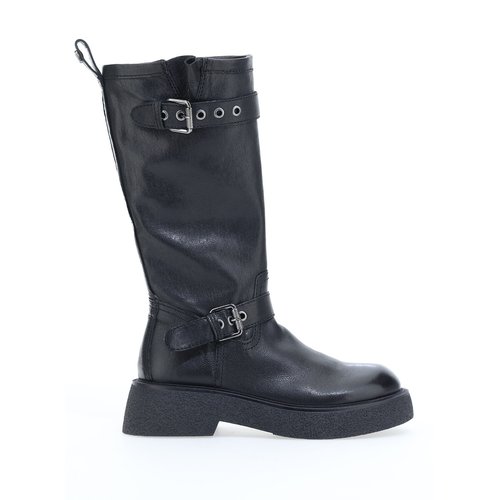 Boots motardes noires femme shop