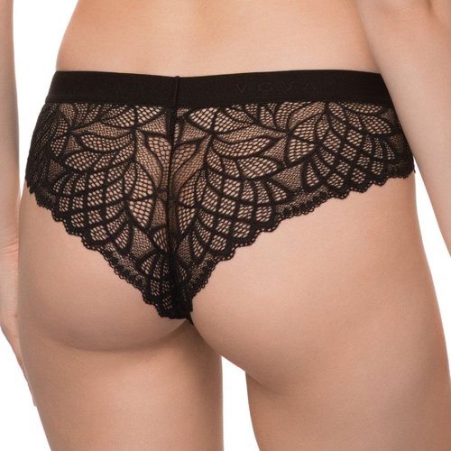 Culotte bresilienne dos en dentelle liza noir L Et L La Redoute