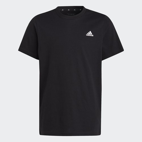 Logo print cotton t shirt with short sleeves black Adidas Sportswear La Redoute