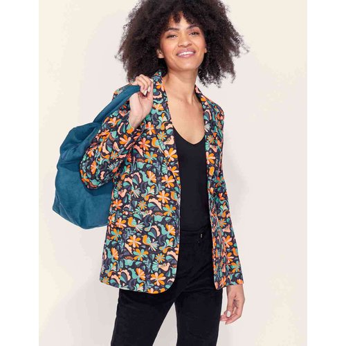 Veste tailleur imprimé femme online