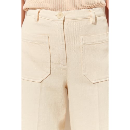 Pantalon Cargo Femme HIGH USE écru - Taille 34 - Relief Décos - Neuf Avec étiquettes
