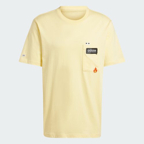T shirt manches courtes avec imprime emoji Adidas Performance La Redoute
