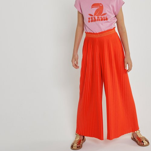 Pantalon plisse La Redoute Collections orange La Redoute