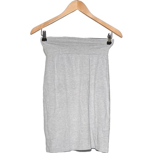Jupe mi longue tres bon etat gris American Apparel La Redoute
