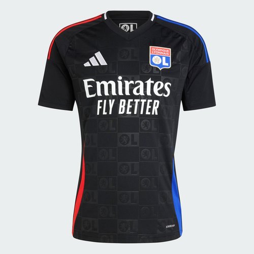 Maillot exterieur olympique lyonnais 24 25 black Adidas Performance La Redoute