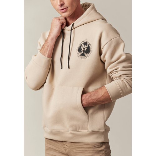 Sweat a capuche imprime grunge pour homme caladan Deeluxe La Redoute