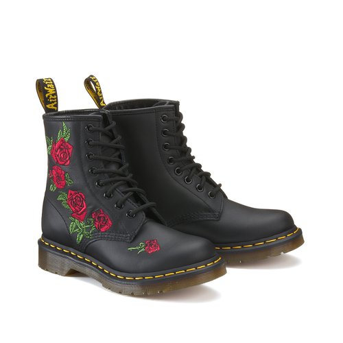 1460 vonda embroidered leather ankle boots black Dr. Martens La Redoute