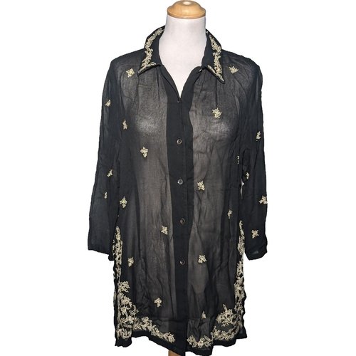 Chemise tres bon etat noir Jacqueline Riu La Redoute