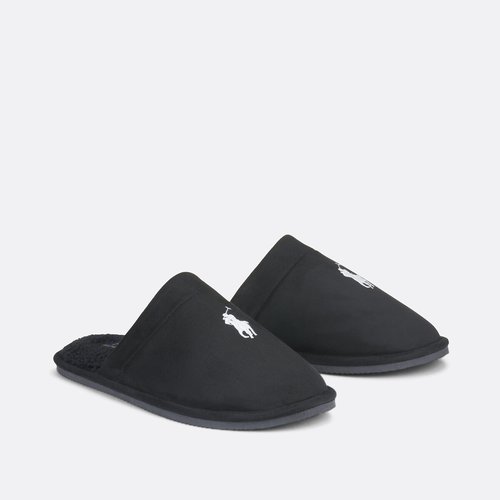 Hausschuhe slippers klarence schwarz Polo Ralph Lauren La Redoute