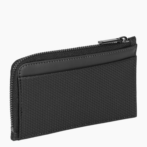 Porte-Cartes Porte-Monnaie AOL - Tissu Imperméable Noir - Unisexe - Neuf