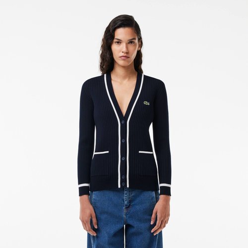 Cardigan femme lacoste 2025