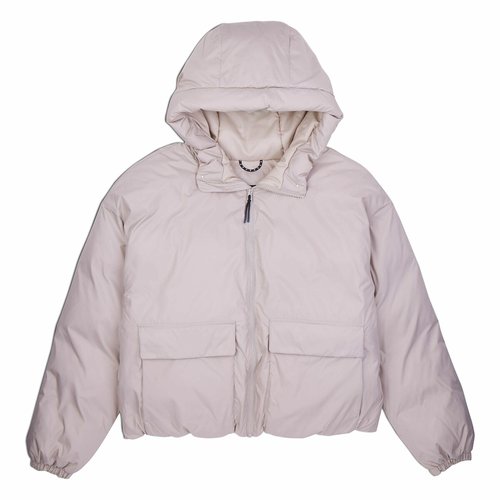 Doudoune beige courte discount