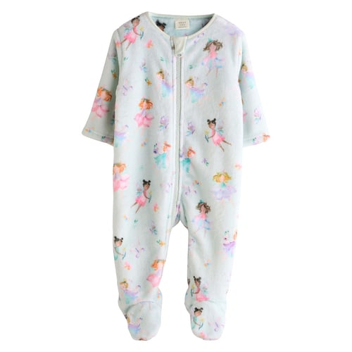 Pyjama Bébé Garçon Polaire Next - Bleu étoilé - Taille 9 Mois - Confortable Pour Dormir