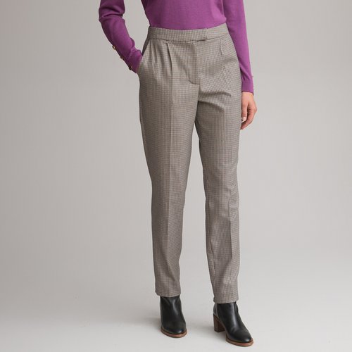 Checked peg trousers length 30.5