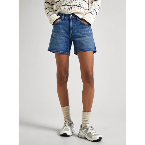 PEPE JEANS Straight Fit Denim Shorts