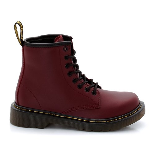 1460 junior delaney ankle boots in leather red Dr. Martens La Redoute