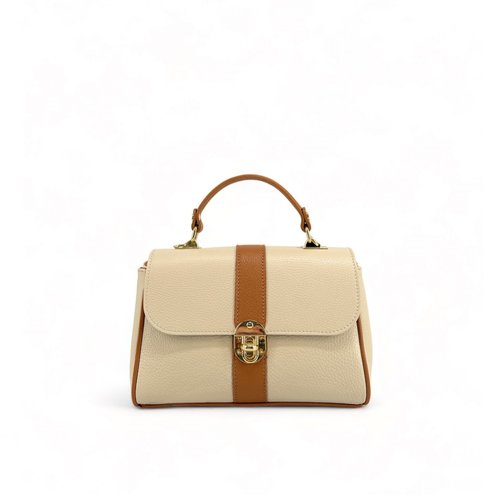 Sac bandoulière en cuir italien MISS CLYDE - OH MY BAG - Marron - Femme