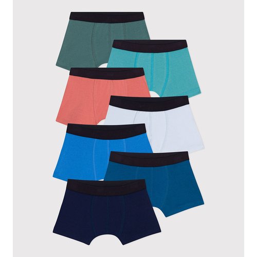 Lot de 7 boxer 3 12 ans multicolore Petit Bateau La Redoute