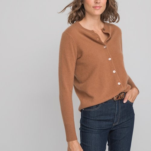 Cardigan en fine maille cachemire La Redoute Collections La Redoute