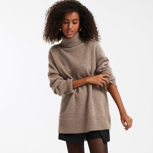 Chunky knit turtleneck jumper on sale