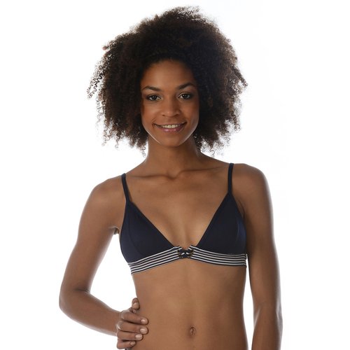 Haut de maillot de bain bleu marine top