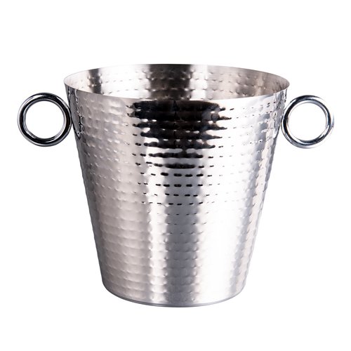 Seau à Champagne En Inox SM – Argenté, 20x20cm (Occasion, Bon État)