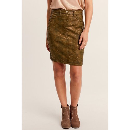 Jupe droite couleur bronze Breal La Redoute