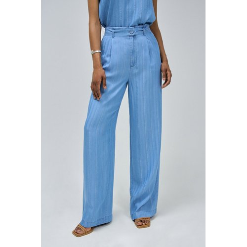 Pantalons straight droit high rise bleu Salsa Jeans La Redoute